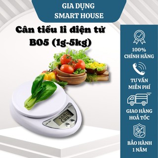Cân tiểu li điện tử B05 cân thực phẩm dùng cho nhà bếp khối lượng 1g-5kg