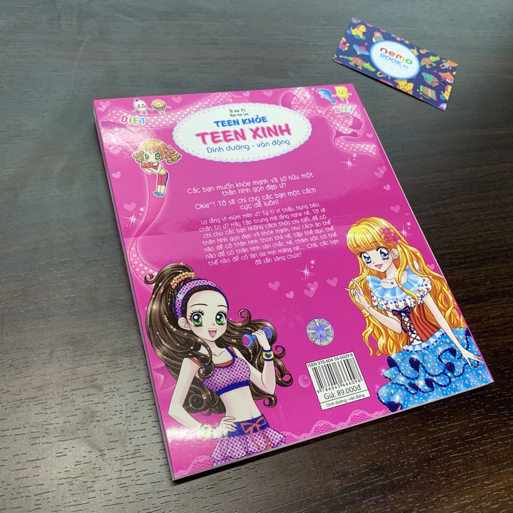 Sách - Pretty Girl là con gái - Teen Khỏe, Teen Xinh - Dinh Dưỡng, Vận Động