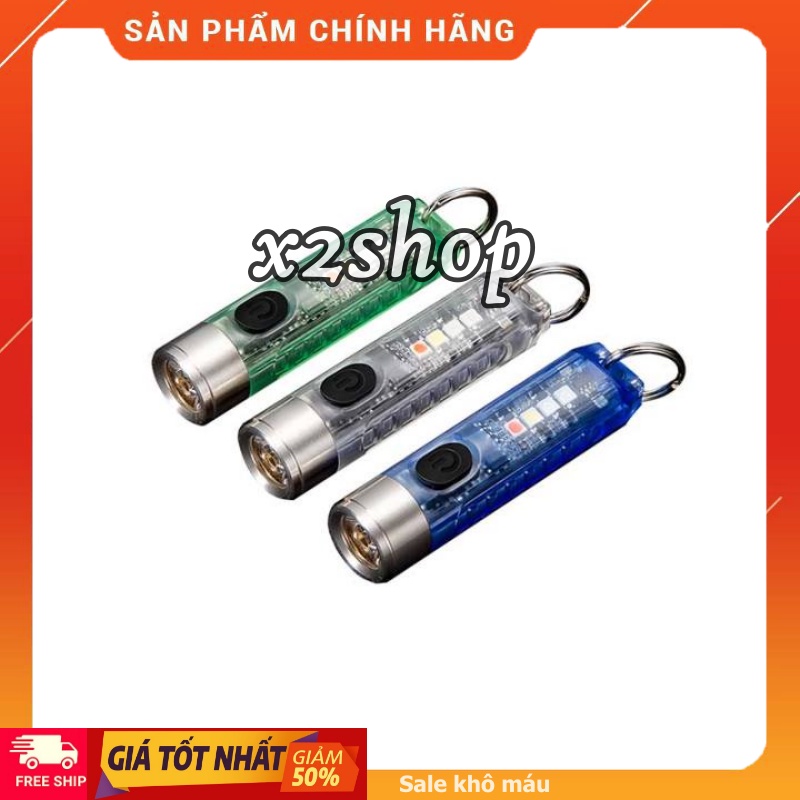 Đèn Pin Móc Khóa Mini LED S11 Mẫu Mới Chống Nước Cắm Trại Siêu Sáng 500 Lumens