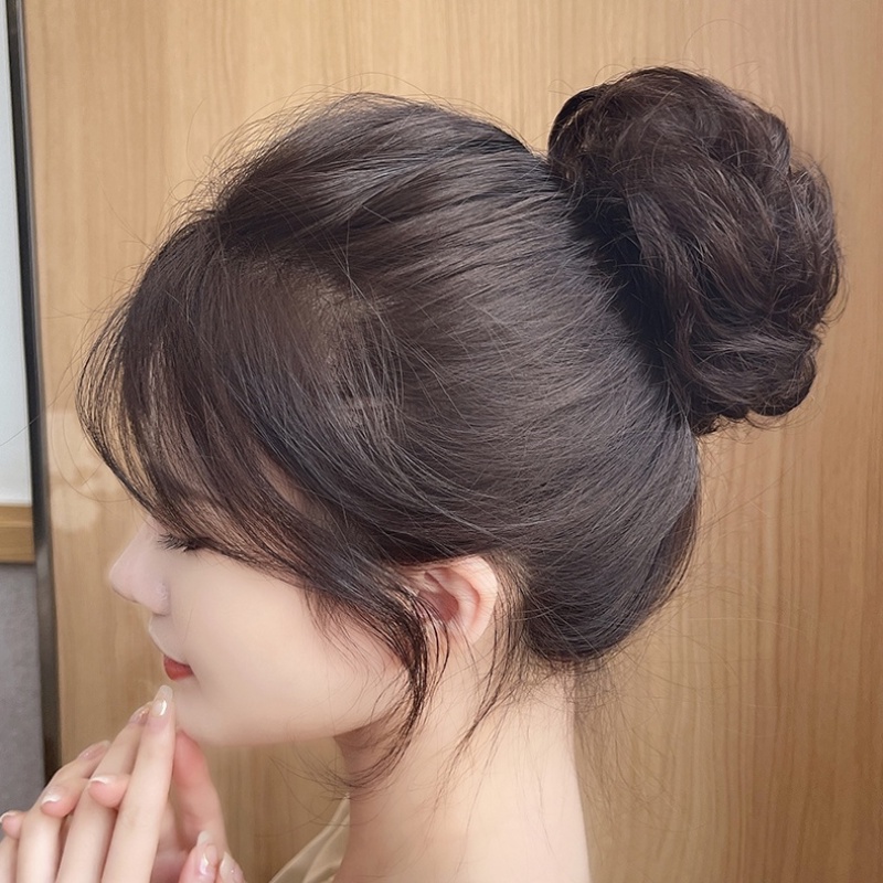 Dây Buộc Tóc Đuôi Ngựa Co Giãn Hình Hoa Phong Cách Hàn Quốc Cho Cô Dâu