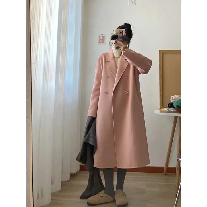 Nevaeh Áo Khoác Len Mỏng Dáng Dài Thời Trang Mới Cho Nữ | BigBuy360 - bigbuy360.vn