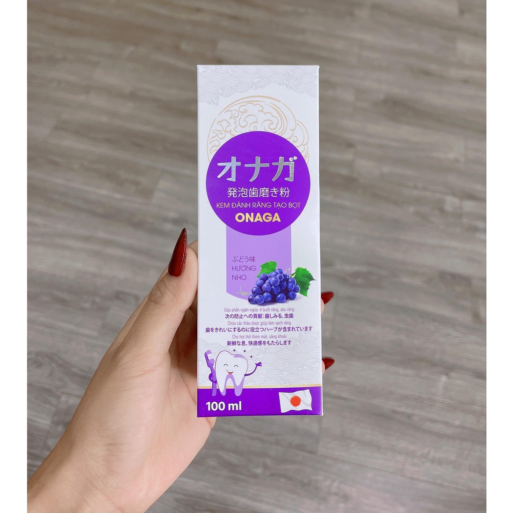Kem đánh răng tạo bọt  ONAGA