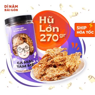 Cá mai tẩm mè 270gr I Dì Năm Sài Gòn I loại ngon đặc biệt, ăn vặt miền biển I cá đậm đà, mè thơm, ngon tuyệt vời