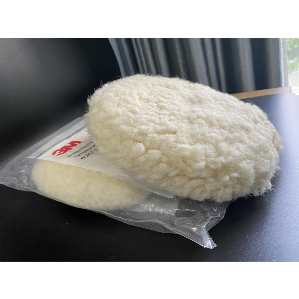 Phớt lông cừu hai mặt 3M 33280 để Đánh bóng Sơn, Gỗ, ... kích thước 9"