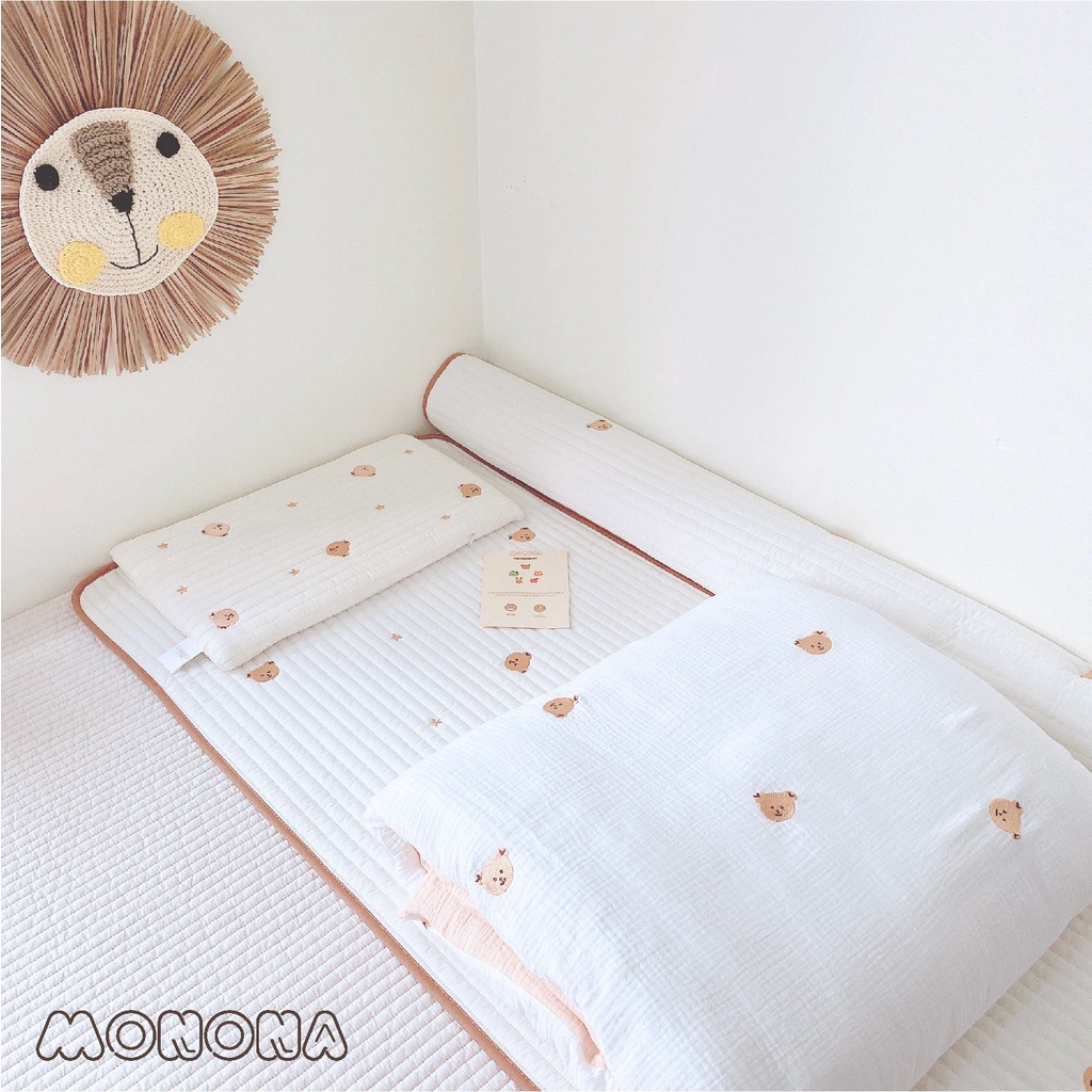 Thảm điều hòa kiêm chống thấm cho bé Monona kích thước 60*120cm,thoáng mát, mềm mại, tiện lợi