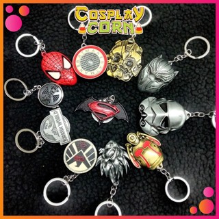 Phụ kiện kim loại DC, Marvel, Cartoon, Anime - Móc khóa nhân vật Goku, Spiderman, Ant man, Batman, Superman,...