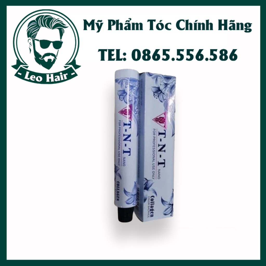 Màu nhuộm tóc TNT Nano lên từ nền đen tự nhiên không cần tẩy bền màu, mùi thơm chất đặc không rát da đầu
