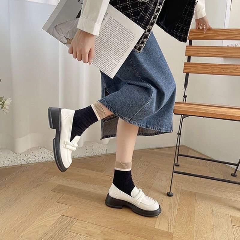Giày oxford nữ đế khoét eo