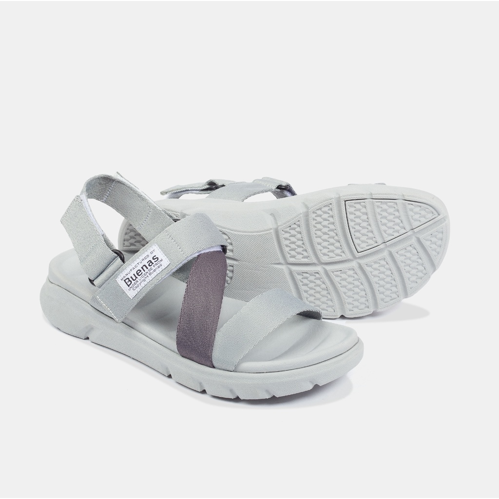 Sandal nam nữ Buenas Alpha 2828 - dép quai hậu học sinh đi học đế cao 3 phân