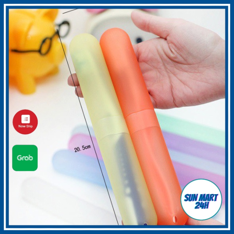 Hộp đựng bàn chải đánh răng du lịch/ Ống đựng bàn chải nhỏ gọn tiện dụng SUNMART24H A222