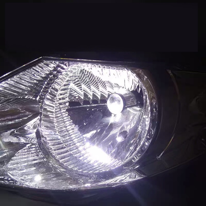 Đèn pha LED bi cầu Y7D Y8D cao cấp siêu sáng chân đèn H4 lắp cho ô tô và xe máy - Giá 1 chiếc