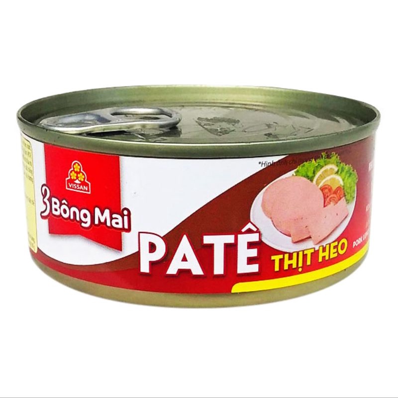 Pate Thịt heo 3 bông mai Vissan hộp 150g - 170A