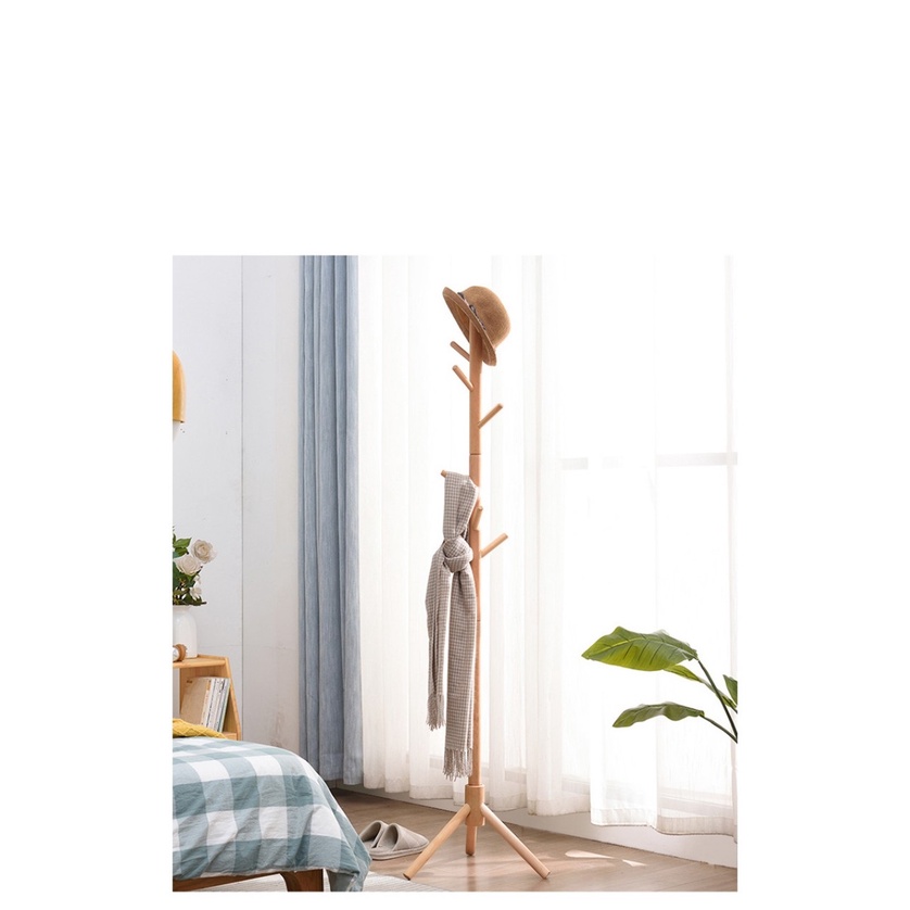 Cây Treo Quần Áo Gỗ Thông nhập khẩu tháo lắp dễ dàng - Thingkids