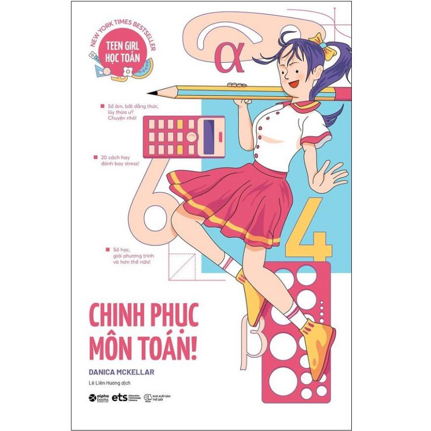 Sách Teen Girl Học Toán Kiss My Math - Chinh Phục Môn Toán - Alphabooks - Bản Quyền