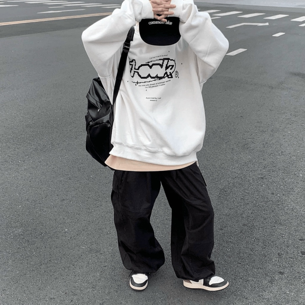 Áo Sweater Nam Nữ Chui Đầu Vải Nỉ Mềm Mịn in Chữ Form Rộng Mặc Thoải Mái NEW UNISEX