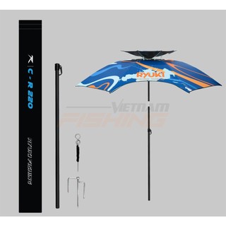 DÙ RYUKI C-B220 (2m2 xanh) - phụ kiện câu cá