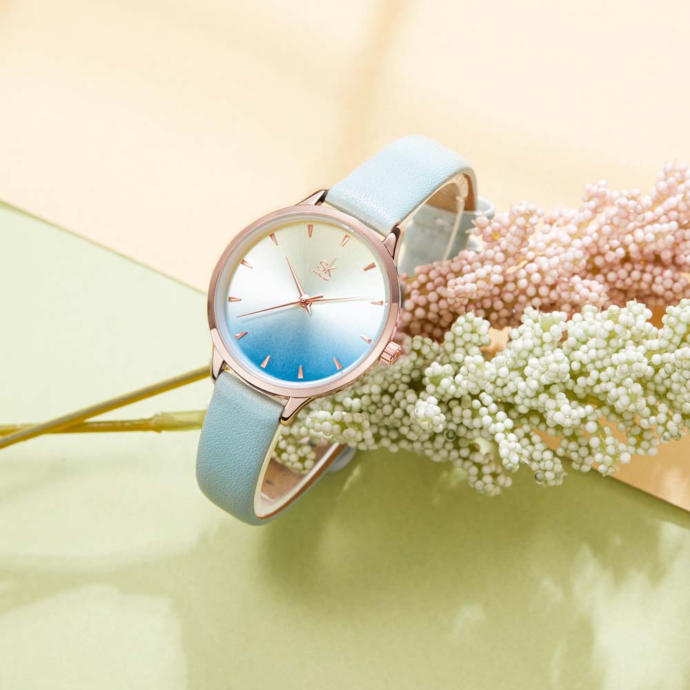 Đồng Hồ Nữ Thời Trang Shengke 11K901803SK - kiểu dáng Korea thanh lịch - Bảo hành Chính Hãng