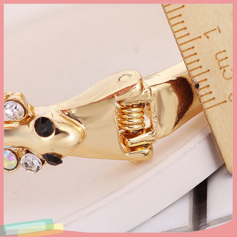 Đồng hồ thạch anh analog mặt hình tròn đính đá sang trọng cho nữ