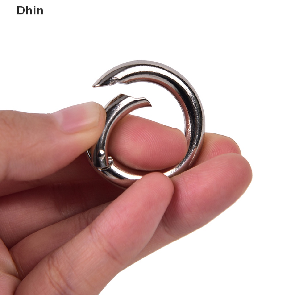 Set 5 Móc Treo Đồ Hình Tròn Bằng Kim Loại 31mm Tiện Dụng