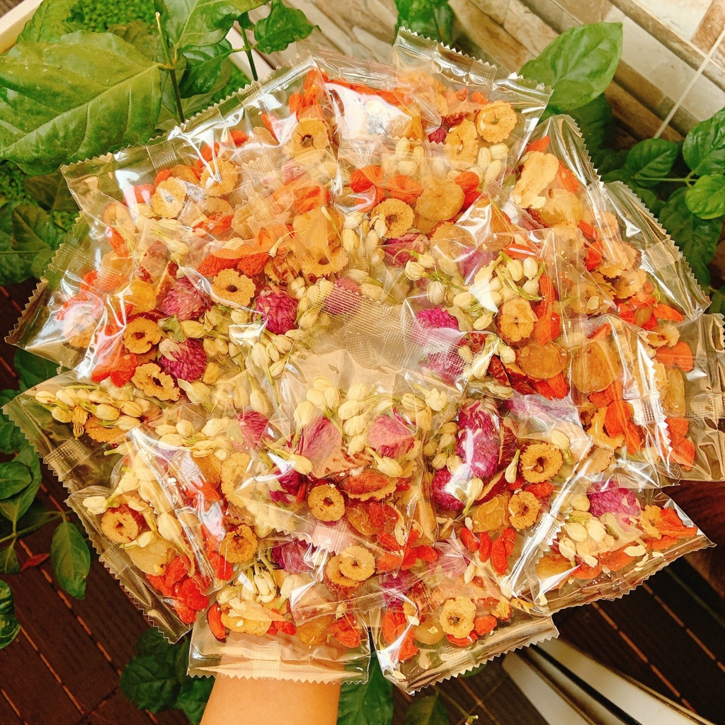 Trà bách nhật hoa (SET 20 GÓI)tăng cường thị lực, chống stress, phòng ngừa cao huyết áp
