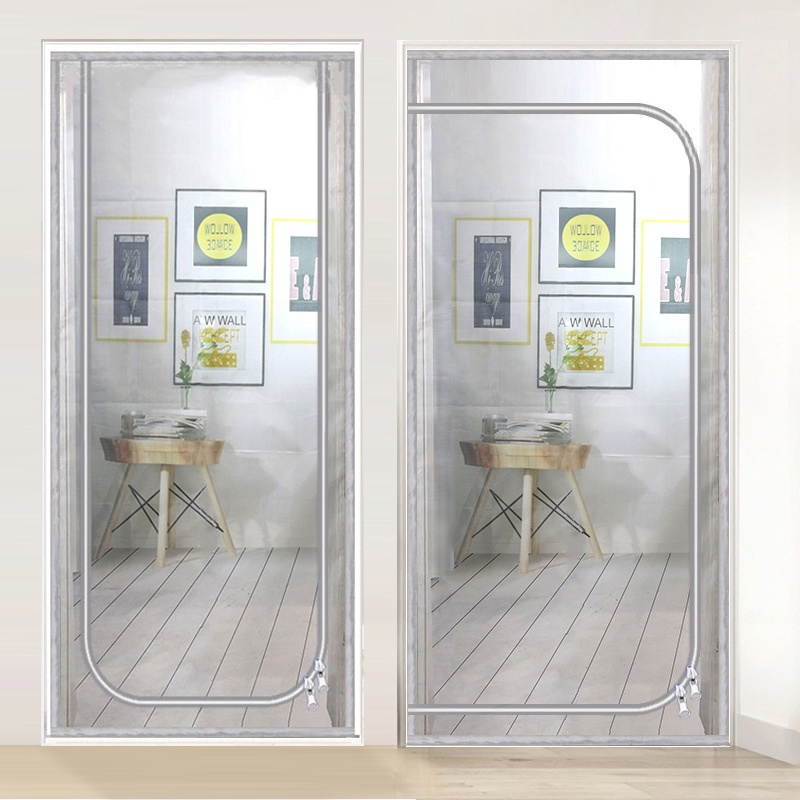 Màn Cửa Lưới Có Khóa Kéo Chống Cào Chống Thú Cưng Chạy Ra Ngoài Nhà