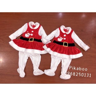 Body váy đỏ noel cho bé