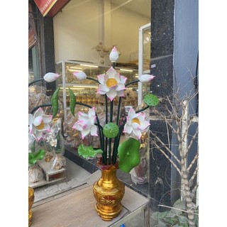 Bình Sen Trắng Cao 87cm