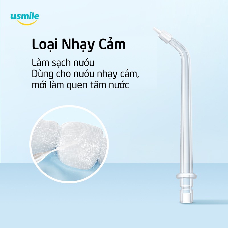 Bộ 2 vòi xịt thay thế máy tăm nước usmile - Chính Hãng