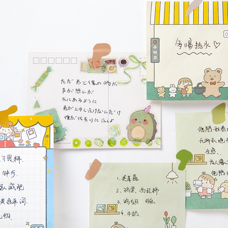 1 Nhãn Dán Trang Trí Kiểu Dáng Đơn Giản Sáng Tạo