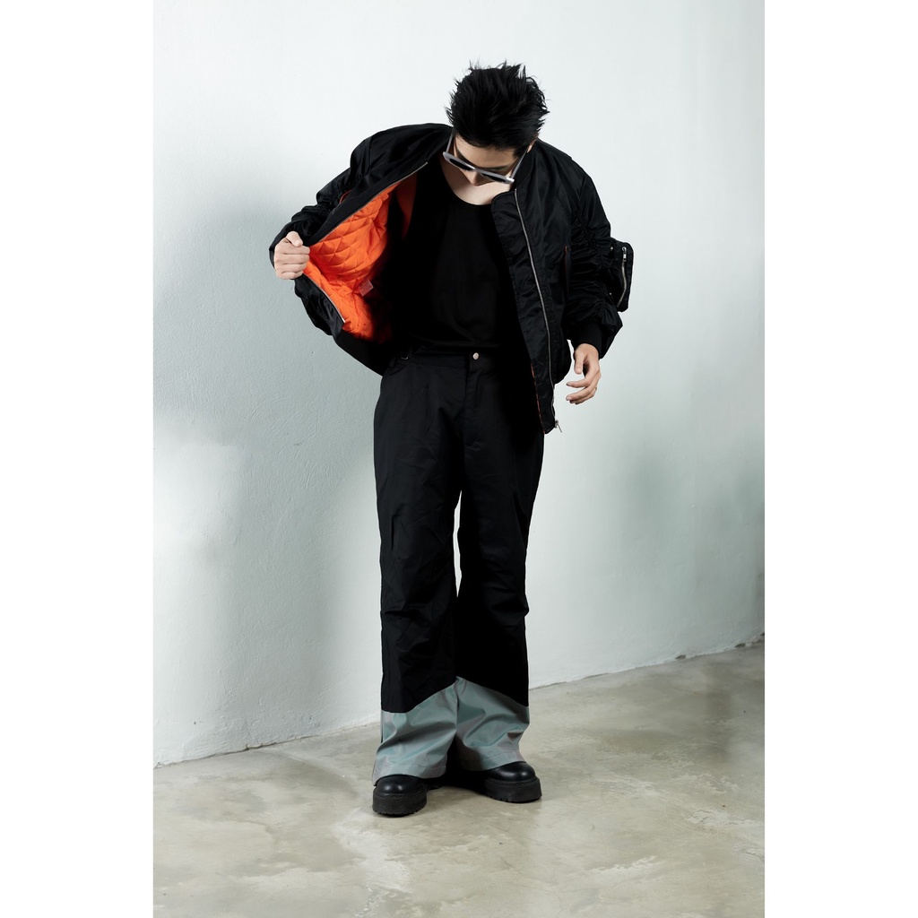 Quần Gió Wide Leg SNAZZY Unisex Vải Gió Chính Hãng - STEEL HEEL