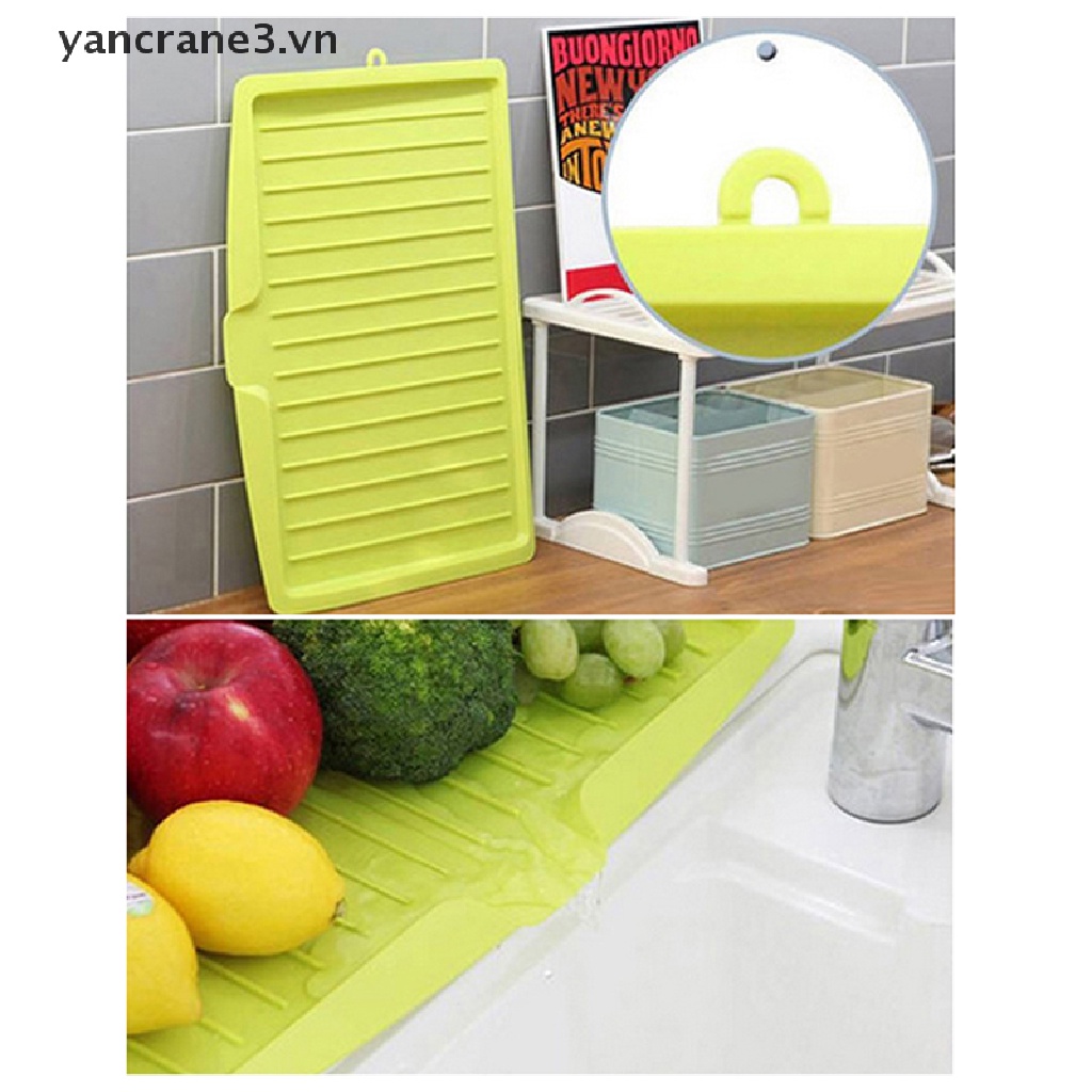 Khay Silicone Phơi Khô Chén Dĩa Ráo Nước Cỡ Lớn Tiện Dụng Cho Nhà Bếp yancrane3.vn