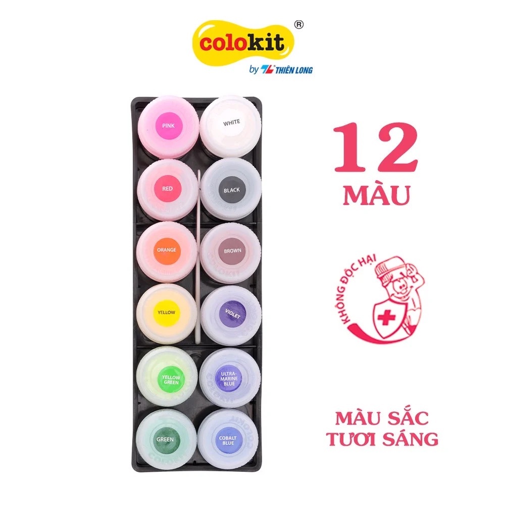 Màu nước Thiên Long Colokit WACO-05 - 12 màu