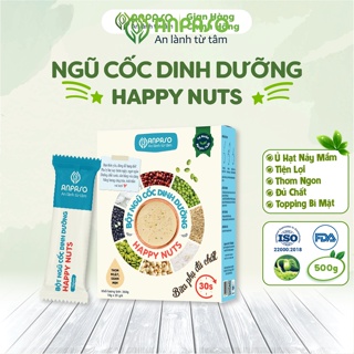 Bột ngũ cốc happy nuts anpaso, ăn kiêng, giảm cân, bổ sung dinh dưỡng - ảnh sản phẩm 2