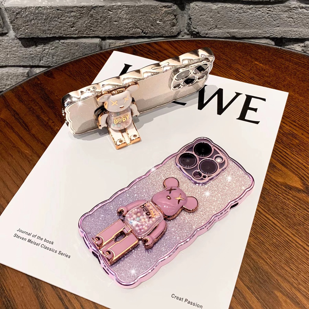 Ốp Điện Thoại Mềm Trong Suốt Viền Lượn Sóng Cho compatible for iPhone 14 13 12 11 Pro max x xr xs max 7 8 plus