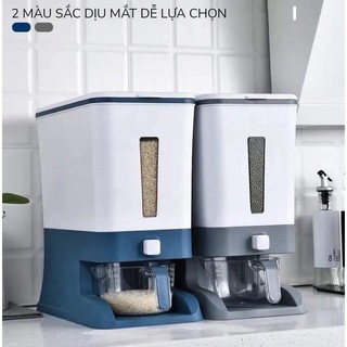 THÙNG ĐỰNG GẠO 12KG NHẬT KÈM CỐC