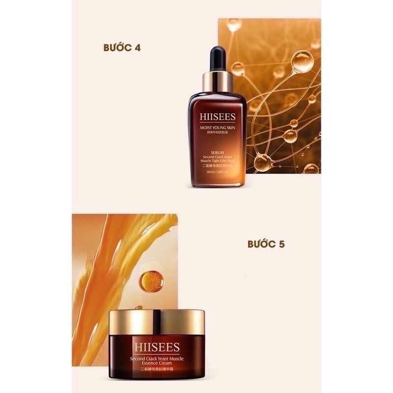 Bộ Dưỡng HIISEES Trắng Da Căng Bóng,Cấp Ẩm