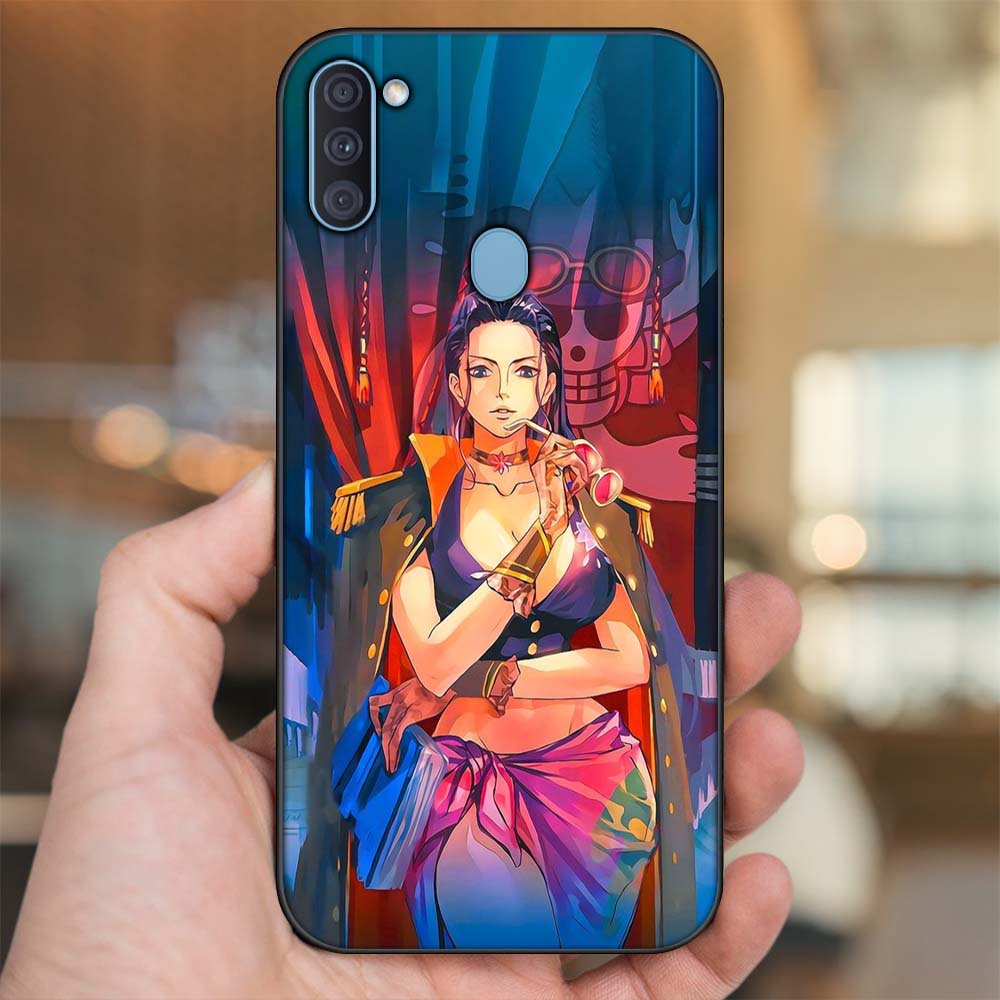 Ốp lưng Samsung A11, M11 viền đen in hình Nico Robin One Piece Đảo Hải Tặc