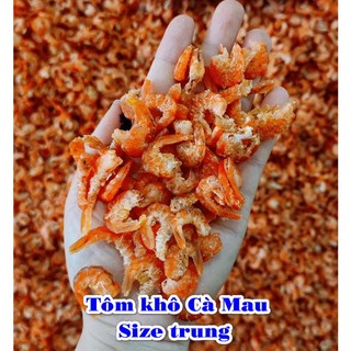 Tôm khô cà mau size trung - đặc sản cà mau - hỗ trợ gói freeshipxtra toàn quốc