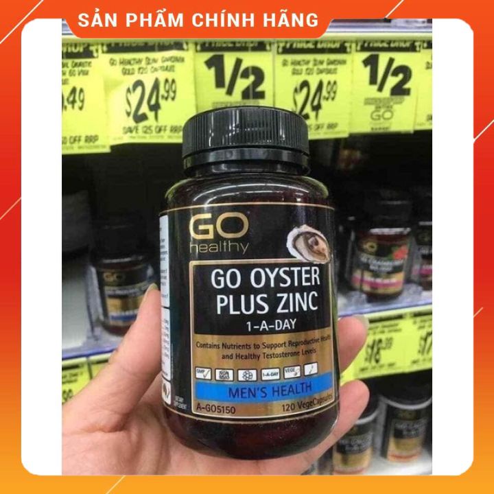 Tinh Chất Hàu GO Healthy Oyster Plus Nội Địa - Tăng cường sinh lý nam giới, sinh lý nam, khả năng ham muốn, yếu sinh lý