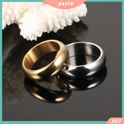 (PTM) Nhẫn Thép Titanium 6mm Khắc Chữ Dành Cho Các Cặp Đôi