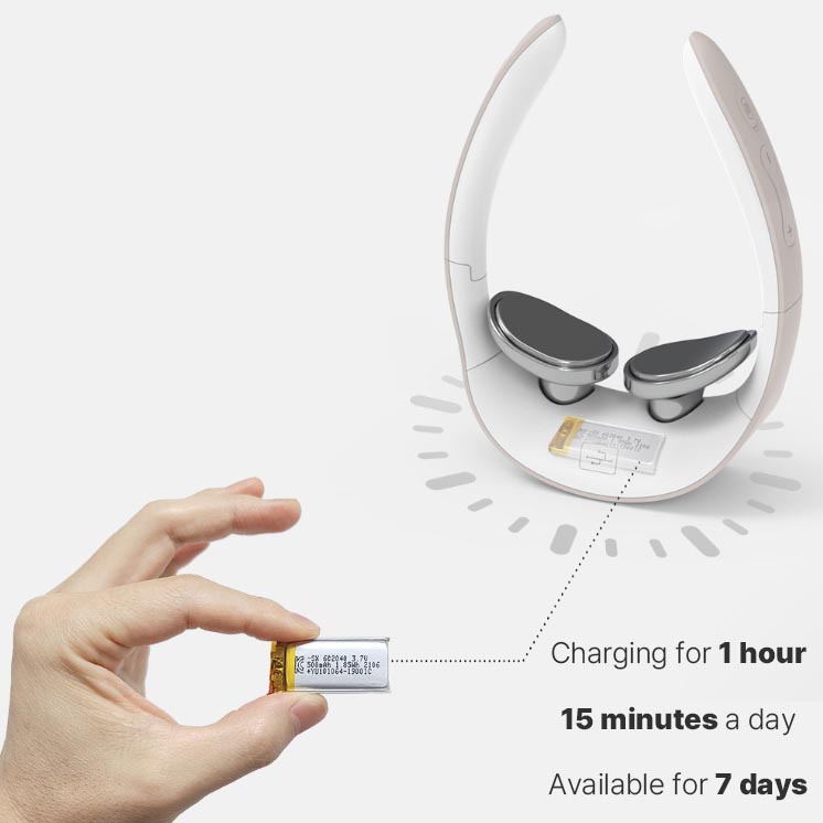 Máy massage cổ Necksse mini LULUA Hàn Quốc