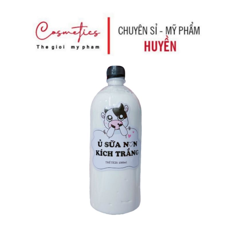 Ủ trắng sữa non đặc chai 1000ml
