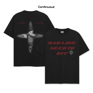 Áo thun Continuous - CTNS - BAD LOVE/ Black