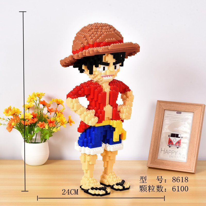 [TẶNG QUÀ] Mô Hình Lắp Ráp, Đồ Chơi Lắp Ghép 3D One Piece Luffy, Choper, Vua Hải Tặc Size Lớn - GoGo Fresh Shop