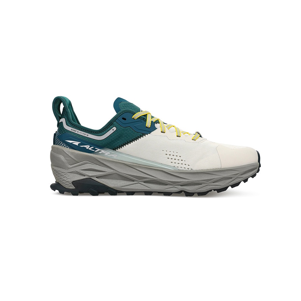 Altra Olympus 5 Man, Giày thể thao, Giày chạy trail, leo núi địa hình chuyên nghiệp màu Gray/Teal
