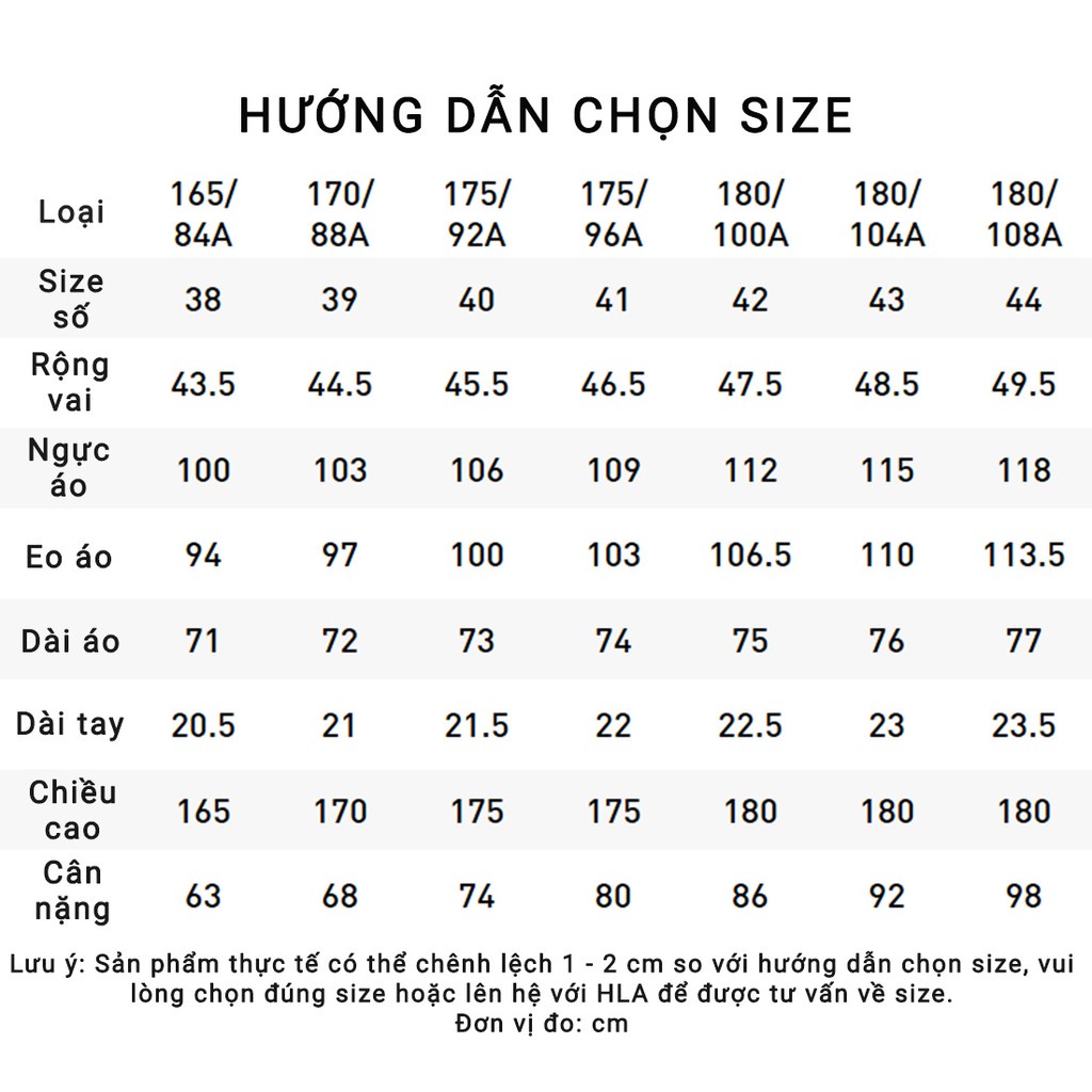 HLA - Áo sơ mi nam trơn trắng cao cấp Basic formal white Shirt