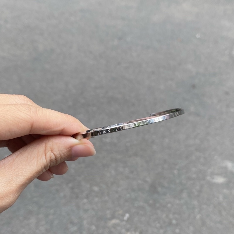 Kiềng/Vòng Cuff DW Màu Silver/Gold/Rose Gold - Thép Titan KHÔNG RỈ