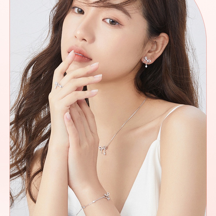 Dây Chuyền Bạc Nữ - Light Luxury Niche - Vòng Cổ Bạc Sterling M.Lady Jewelry