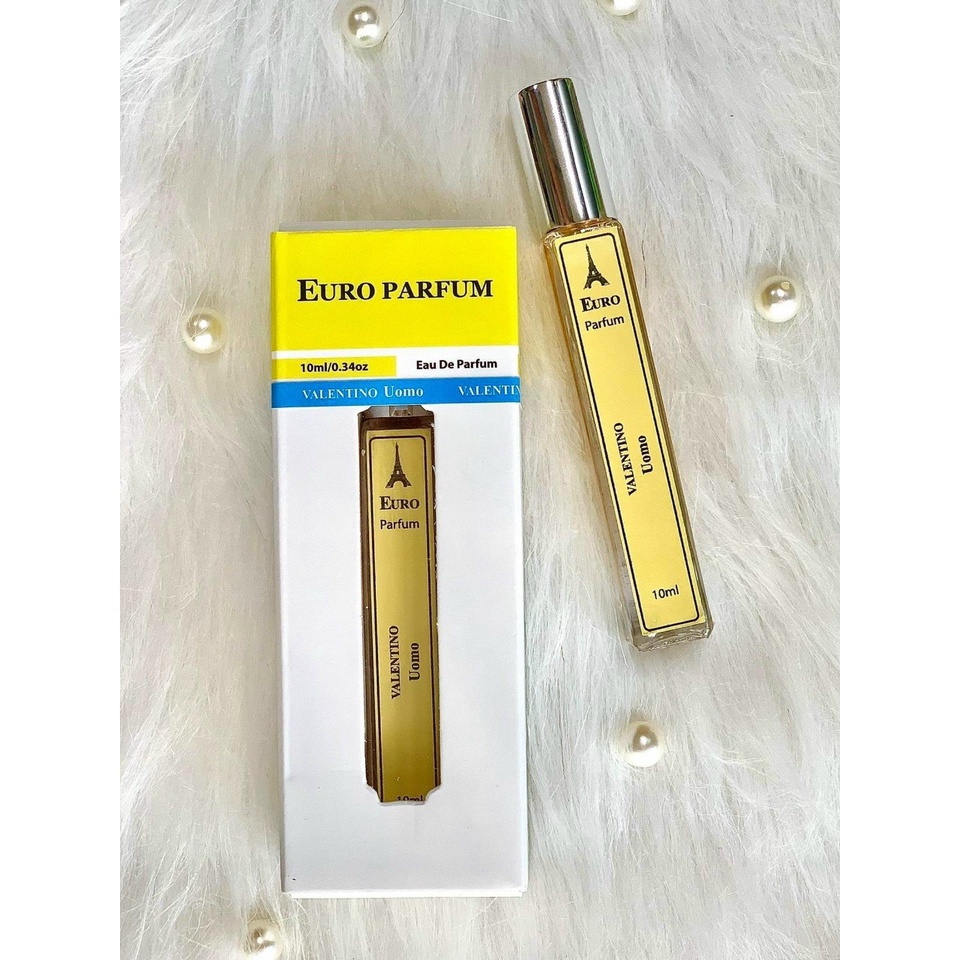 Nước Hoa Dạng Xịt Eurofarfum 10ml, Phóng Khoáng, Nam Tính, Cuốn Hút - Nữ Tính Dịu dàng, sâu sắc