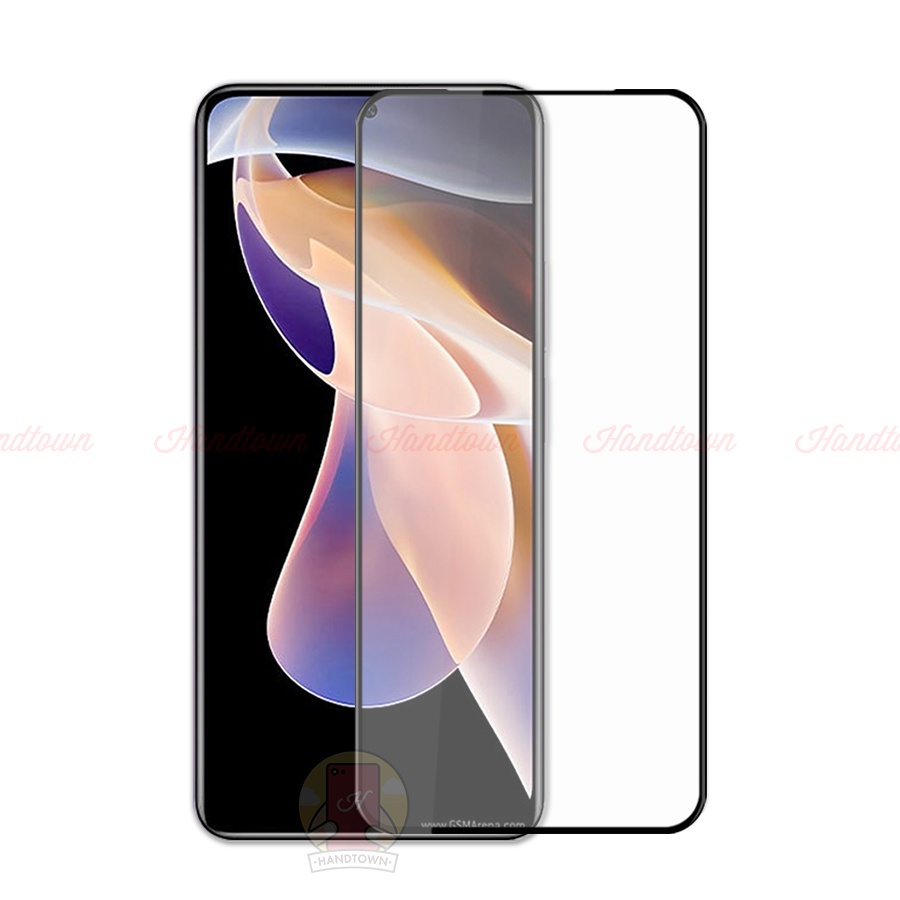 Miếng dán kính cường lực full màn Realme Narzo 50i / 50i Prime / Narzo 50 4G 2022 full keo chống va đập chống sốc 21D 9H